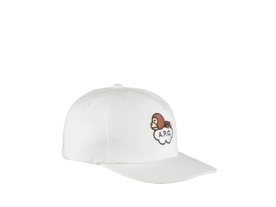 Bape Bape x A.p.c. Milo On Apc Cotton Cap White