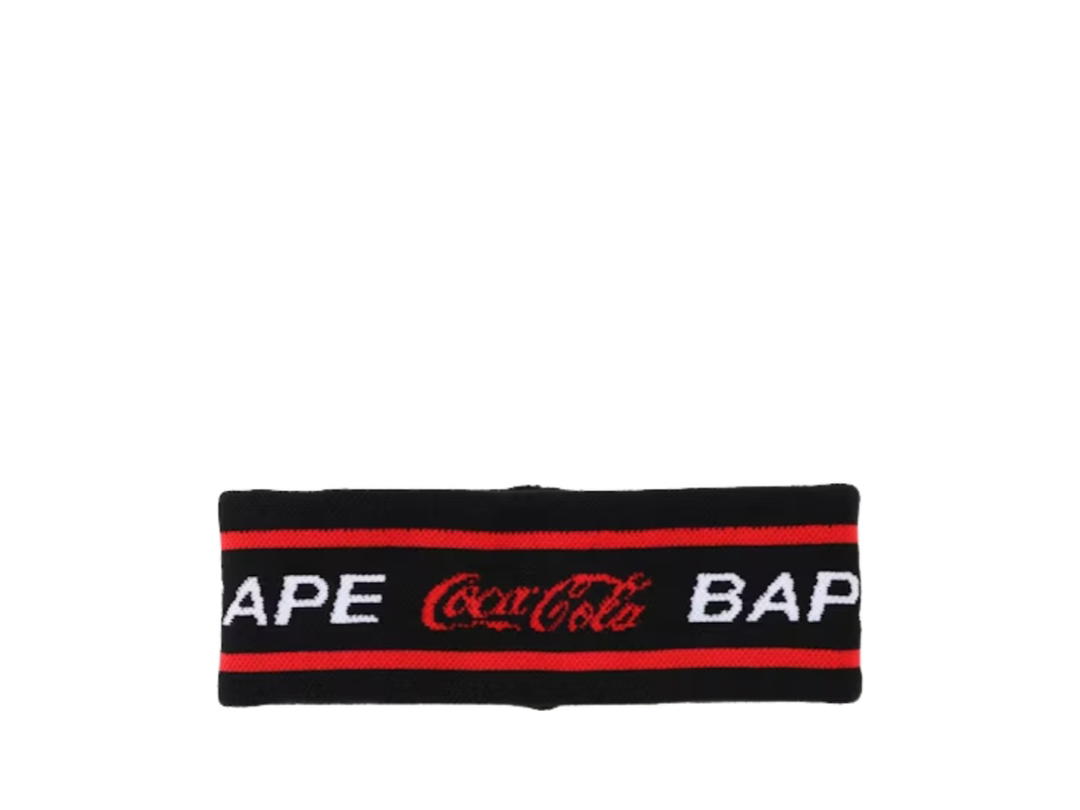 Bape Bape x Coca Cola Headband Black