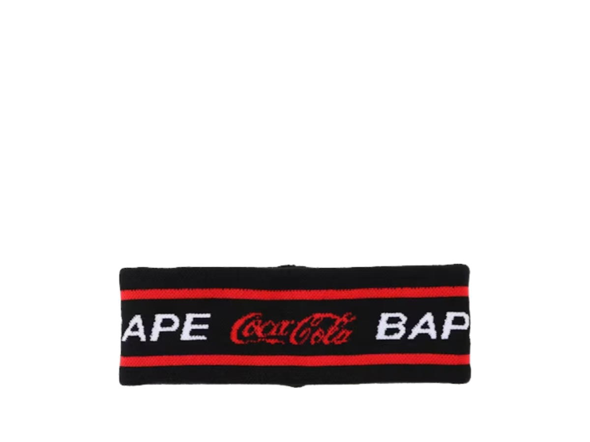 Bape Bape x Coca Cola Headband Black