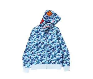 Buy Bape ABC Camo Shark Full Zip Hoodie Blue at Sasom – Authentic and Ready to Ship