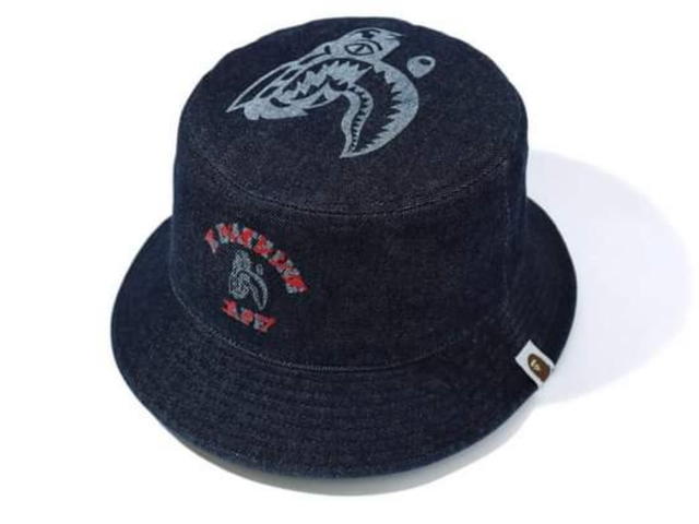 Bape BAPE Indigo Shark Tiger Hat - view 3