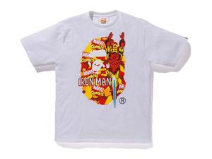 Buy Bape Marvel Camo Iron Man Tee White at Sasom – Authentic and Ready to Ship