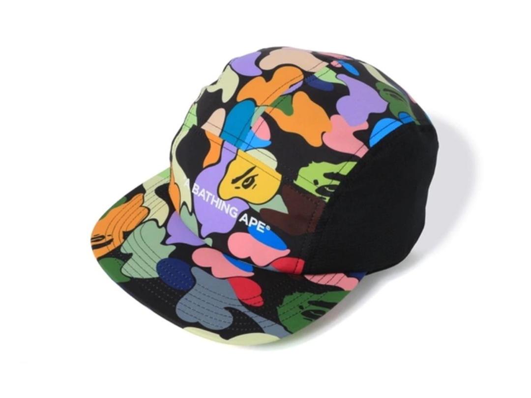 Bape BAPE Multi Camo Jet Cap Black