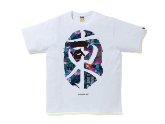 Bape BAPE Neon Tokyo Kanji Tee White - view 1