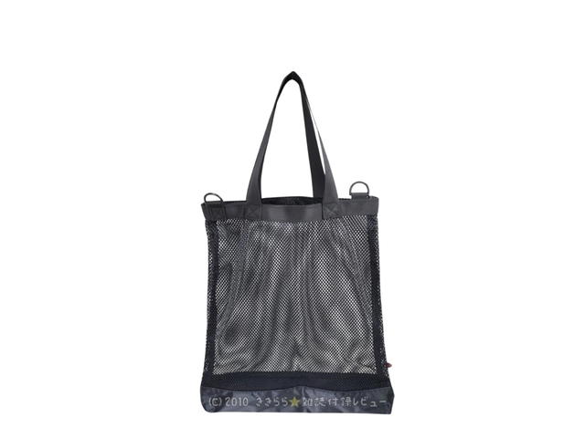 Bape BAPE Netted Style Two Way Carry Shoulder Tote Bag Black - view 2