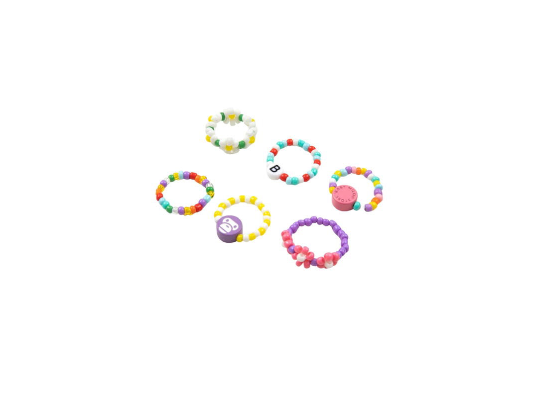 Bape Bape Baby Milo Ring Set - Pack Of 6 Multi