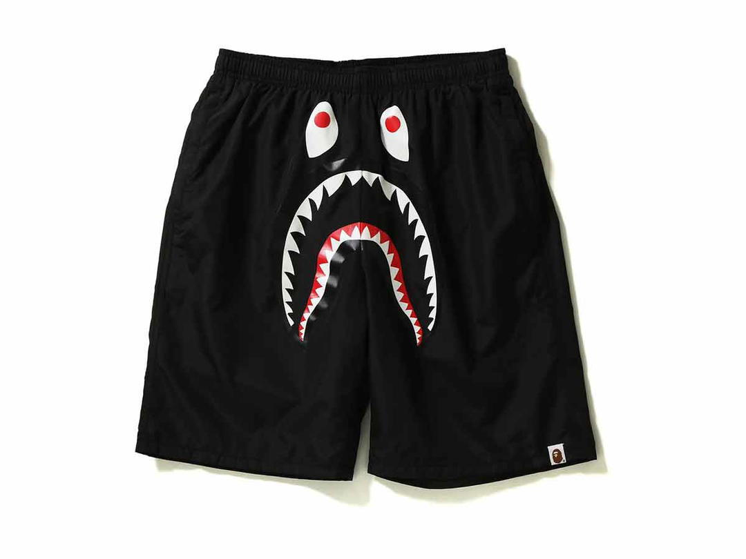 Bape BAPE Shark Beach Shorts Black