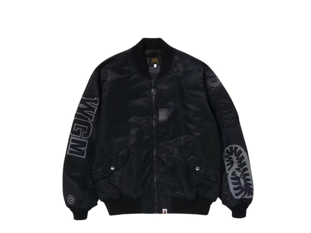 Bape BAPE Shark Loose Fit MA-1 Jacket Black (SS23)