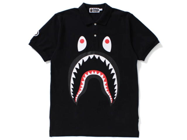 Bape BAPE Shark Polo Black - view 1