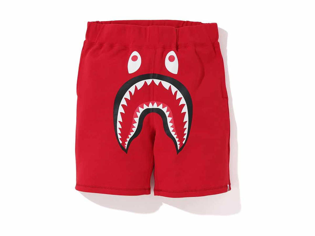 Bape BAPE Shark Sweat Shorts Red/Red