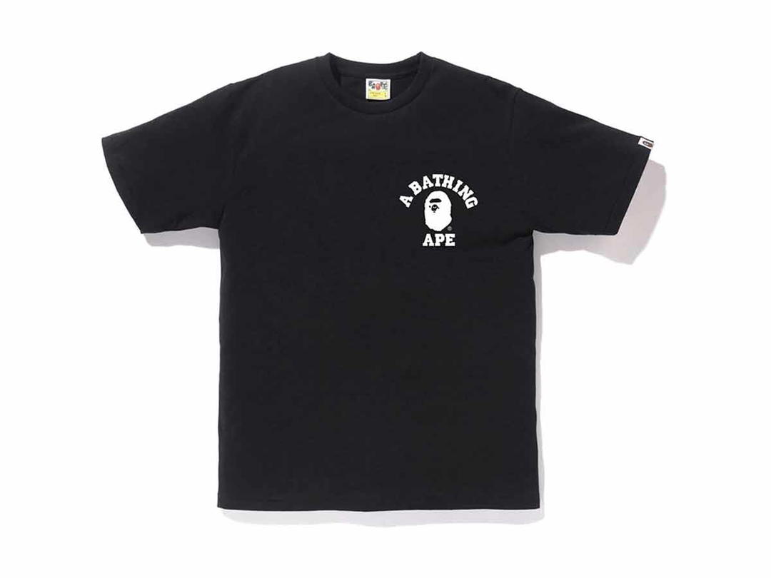 Bape BAPE Space Camo College ATS Tee Black