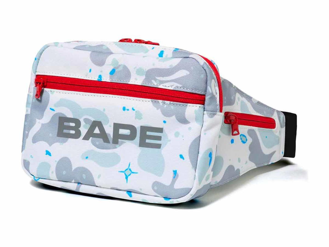 Bape BAPE Space Camo Waist Bag White