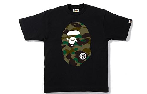 Bape Bape 1st Camo Big Ape Head Tee