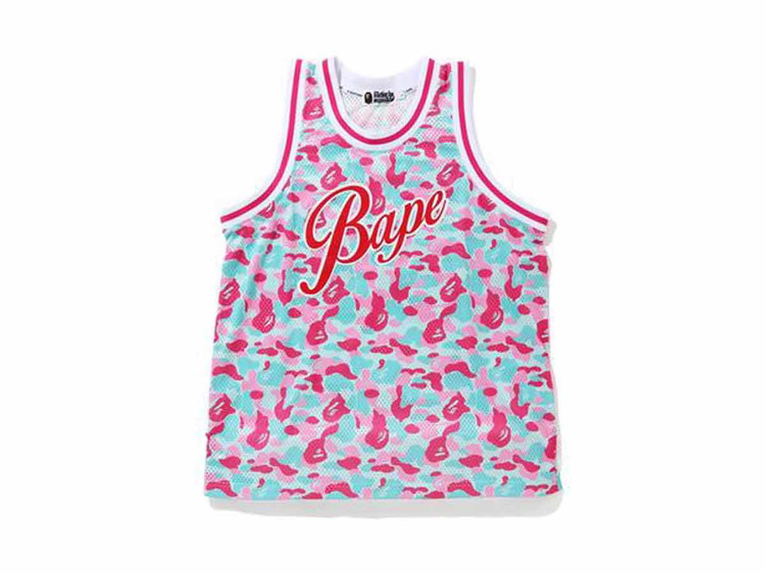Bape BAPE Store Miami Basketball Tank Top Pink/Blue