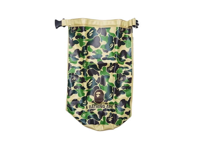 Bape Bape ABC Camo Dry Bag Green PVC - view 2
