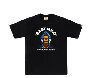 Buy Bape Abc Camo Milo Hoodie Tee Black at Sasom – Authentic and Ready to Ship