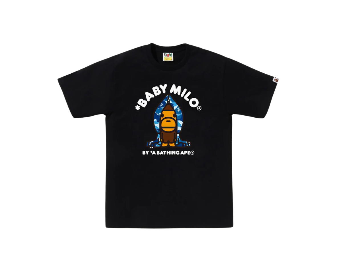 Bape Bape Abc Camo Milo Hoodie Tee Black