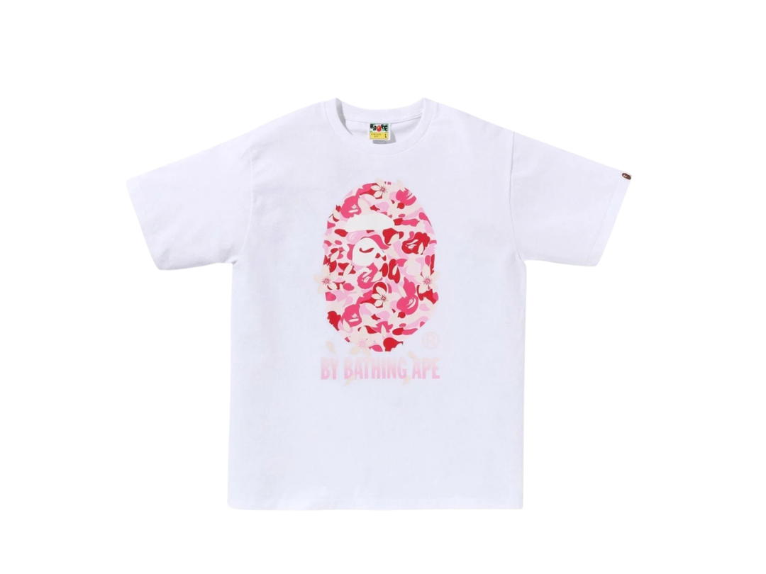 Bape Bape Abc Sakura Camo By Bathing Ape Tee White