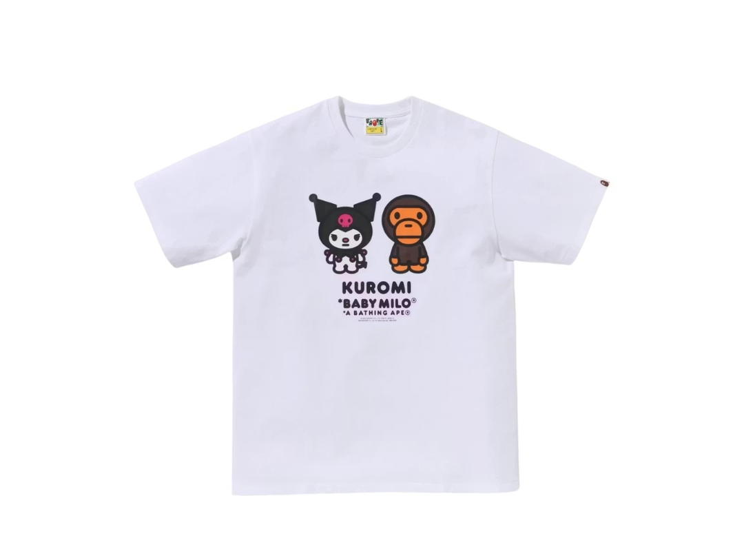 Bape Bape x Kuromi Baby Milo Tee White