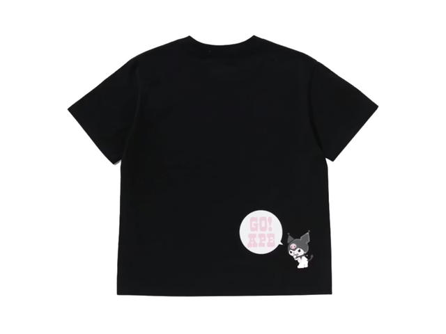 Bape Bape x Sanrio Characters Kuromi College Mini Tee Black (Women's) - view 2