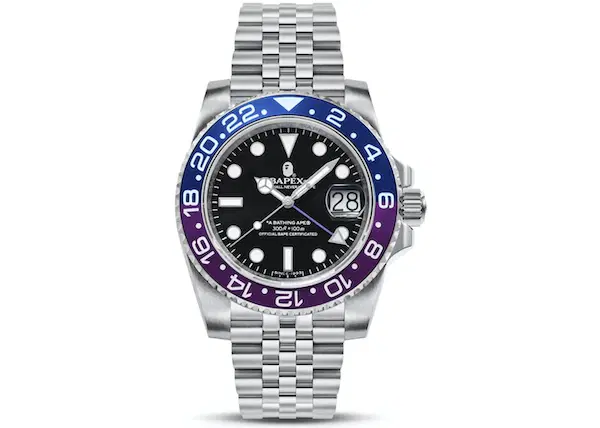 Buy BAPE Type 2 Bapex #1 Watch Silver/Blue/Purple at Sasom – Authentic and Ready to Ship