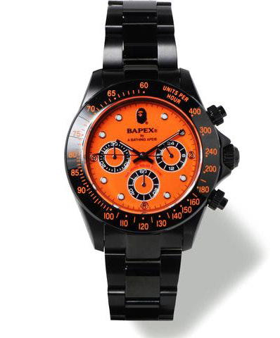 Bape BAPE Type 3 Bapex Watch Orange - view 1