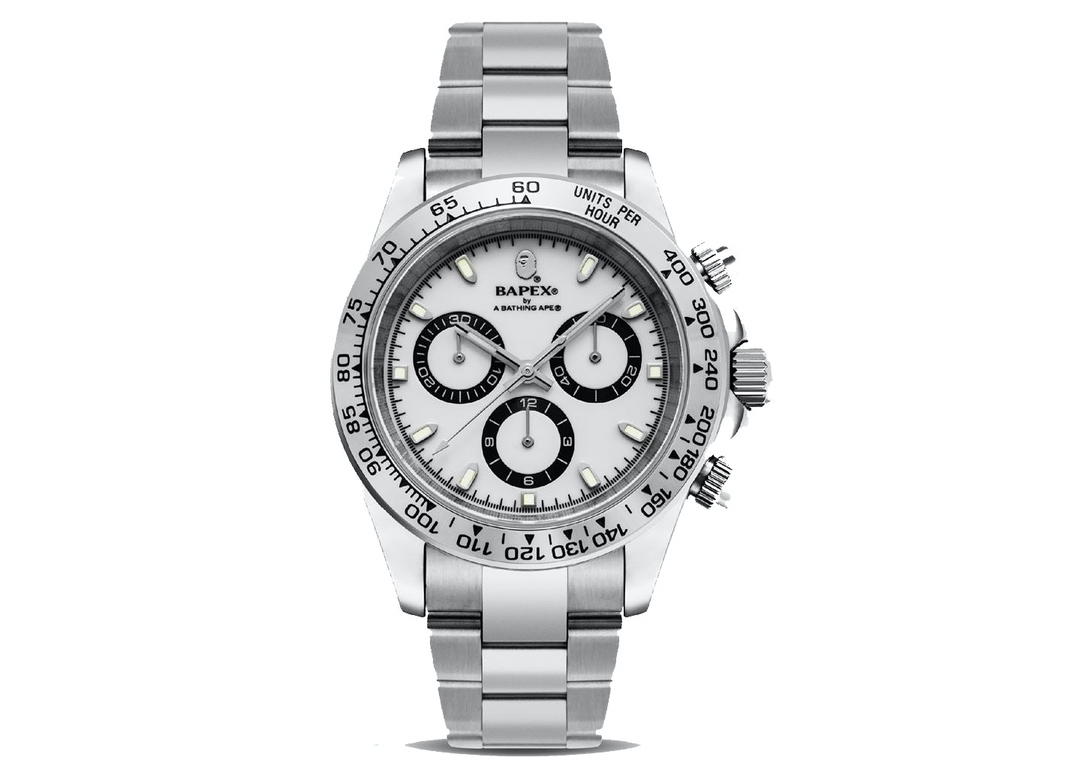 Bape BAPE Type 4 BAPEX Watch Silver/White