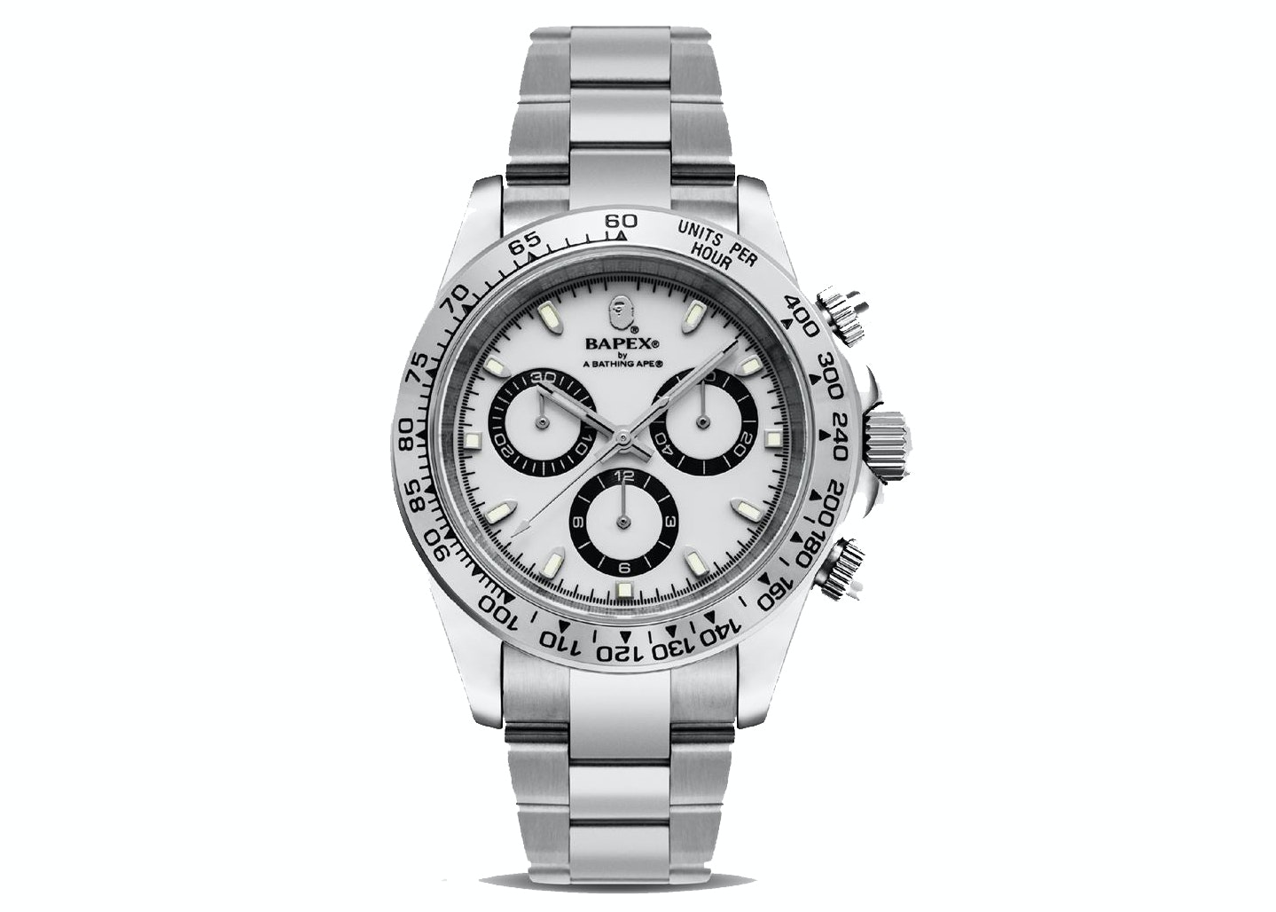 Bape BAPE Type 4 BAPEX Watch Silver/White