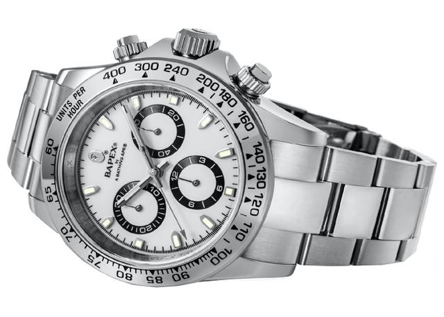 Bape BAPE Type 4 BAPEX Watch Silver/White - view 2