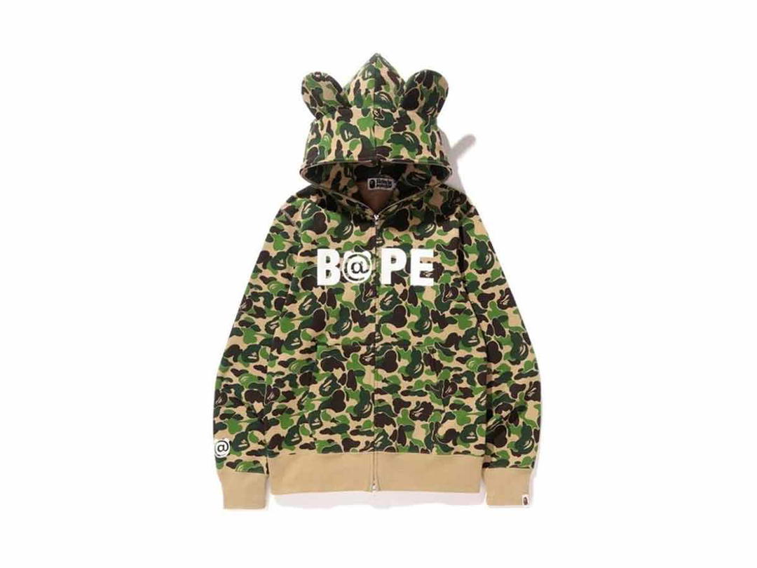 Bape BAPE x Bearbrick ABC Bape Hoodie Green