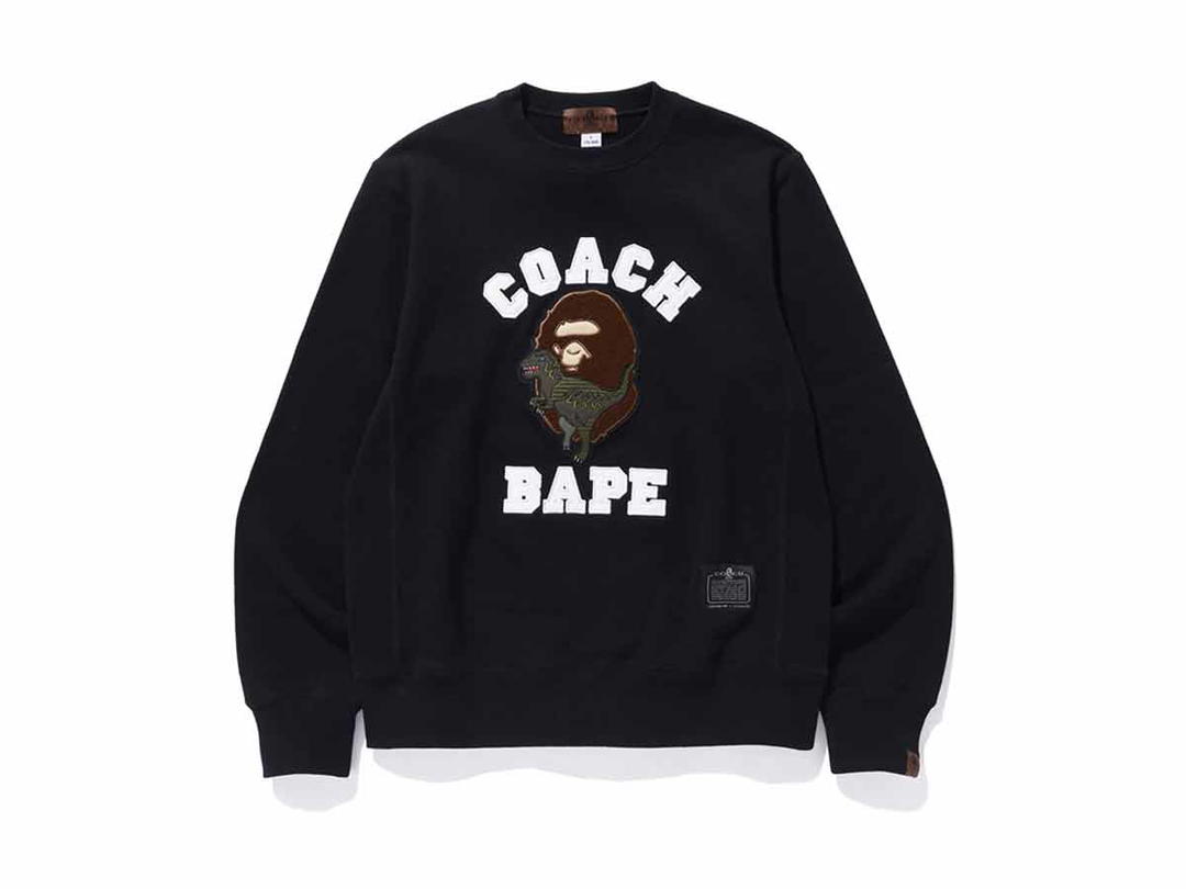 Bape BAPE x Coach Rexy Crewneck Black