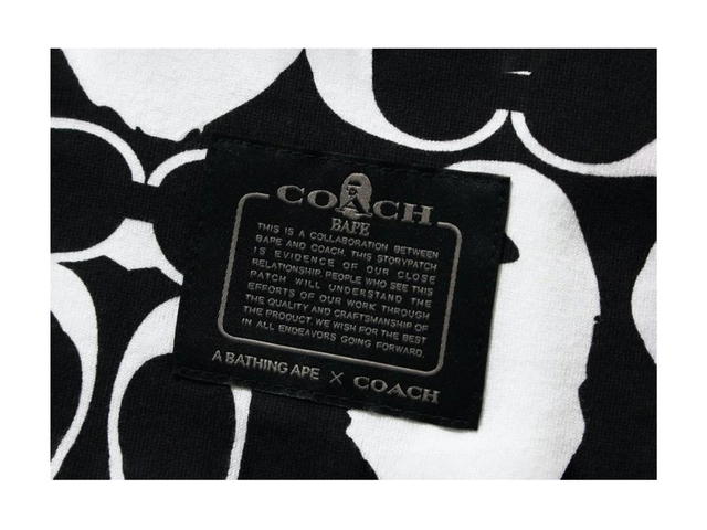 Bape BAPE x Coach Tee Black - view 2