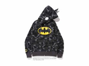 Buy BAPE x DC Batman Color Camo Full Zip Hoodie #1 Black at Sasom – Authentic and Ready to Ship
