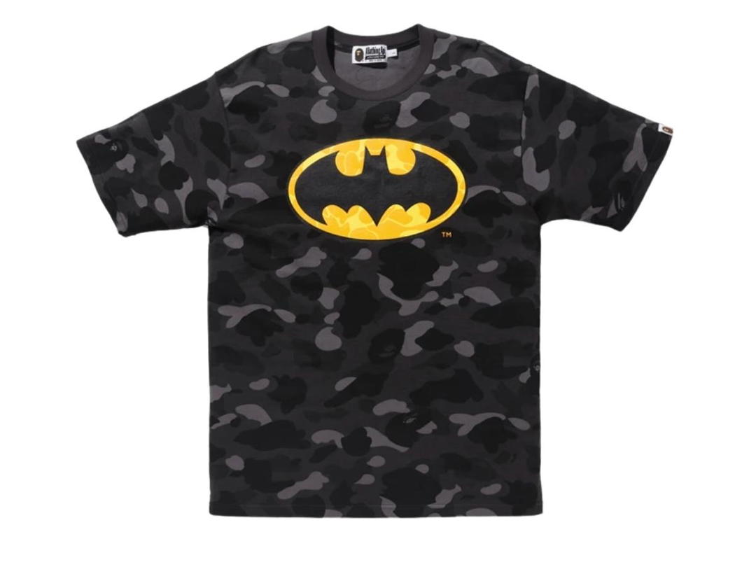 Bape BAPE x DC Batman Color Camo Tee Black