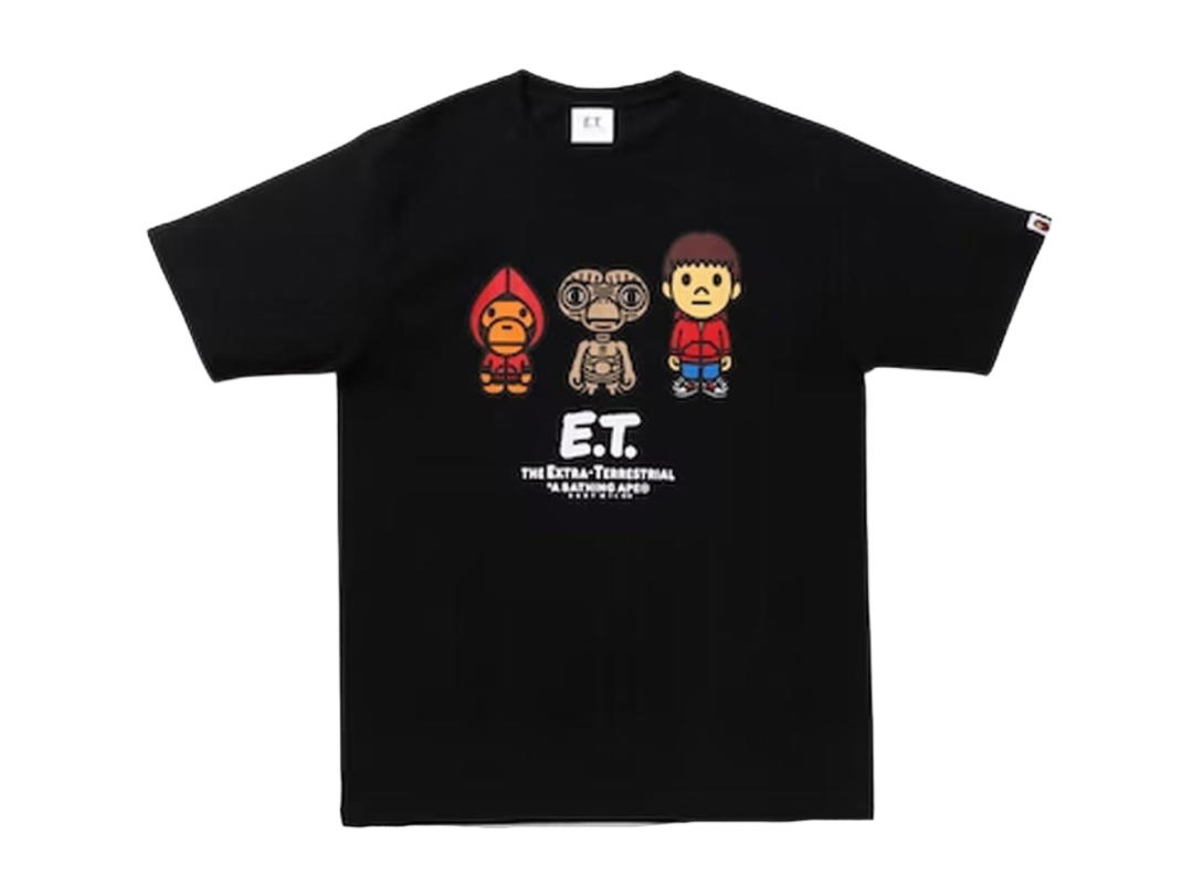 Bape BAPE x E.T. Baby Milo Tee Black