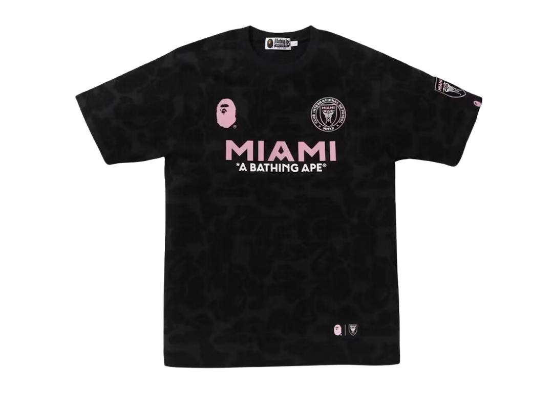 Bape BAPE x Inter Miami CF Camo Tee Black