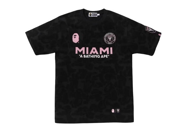 Bape BAPE x Inter Miami CF Camo Tee Black - view 1