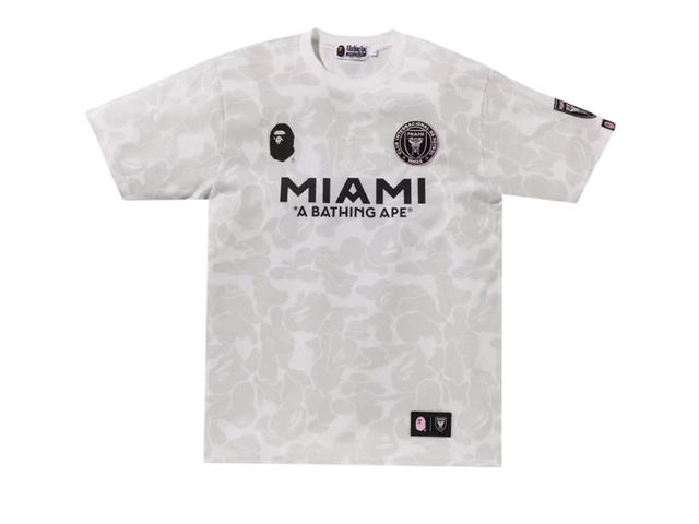 Bape BAPE x Inter Miami CF Camo Tee White - view 1