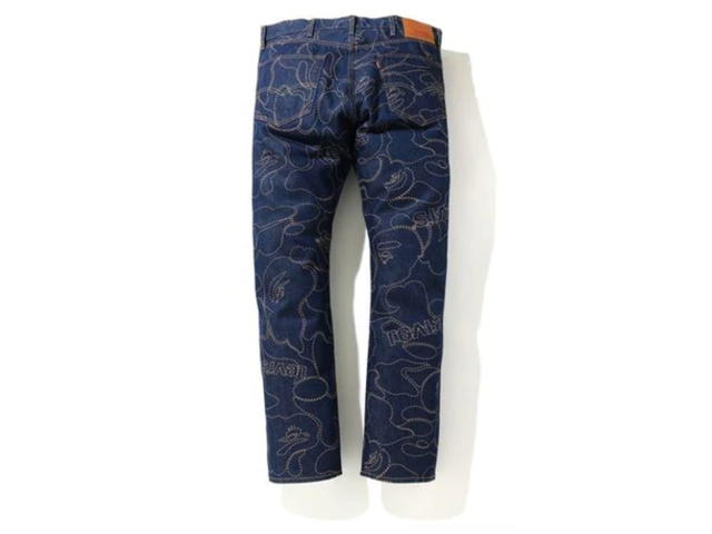 Bape BAPE x Levi's Camo 501 93 Model Indigo - view 2