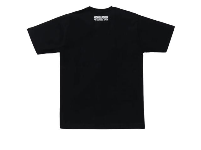 Bape BAPE x Michael Jackson Album Jacket Ape Head Tee Black - view 2