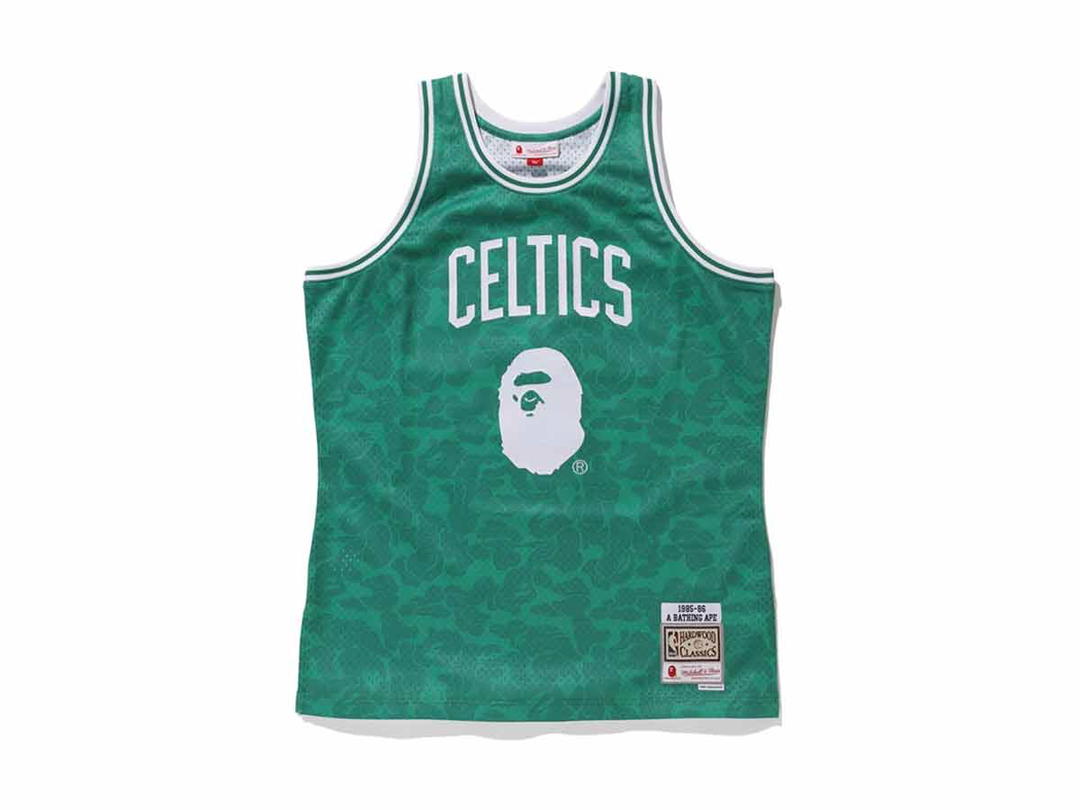 Bape BAPE x Mitchell & Ness Celtics ABC Basketball Swingman Jersey Green