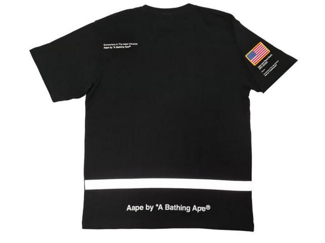 Bape BAPE x Nasa Theme T-Shirt Black - view 2