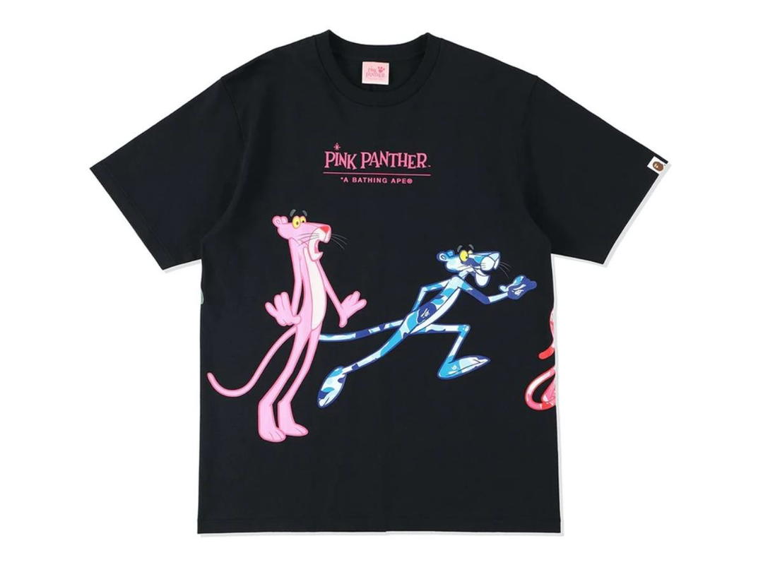 Bape BAPE x Pink Panther Tee Black
