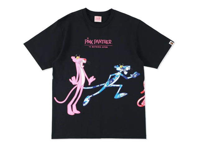 Bape BAPE x Pink Panther Tee Black - view 1