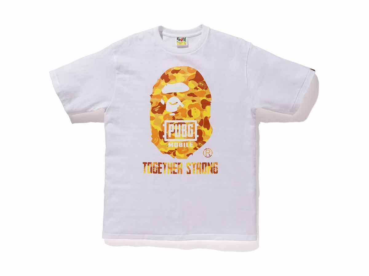 Bape BAPE x PUBG Ape Head Tee White