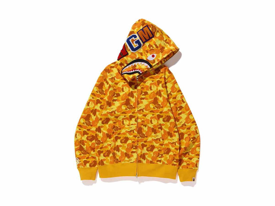 Bape BAPE x PUBG Shark Full Zip Hoodie Orange