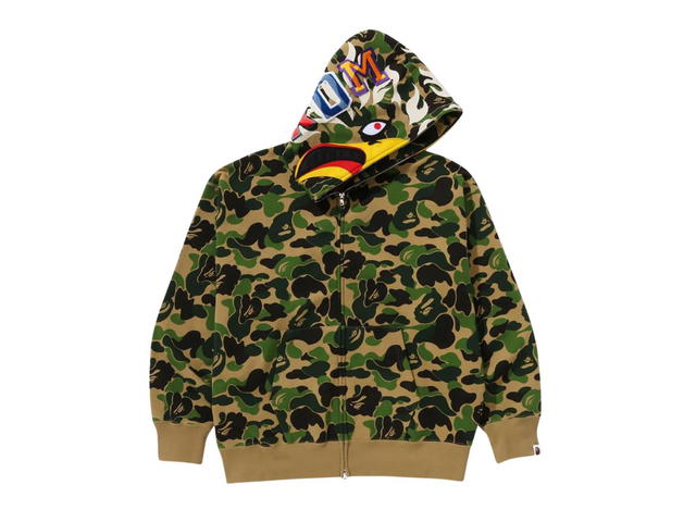 Bape BAPE x READYMADE ABC Camo Eagle Relaxed Fit Full Zip Hoodie Green - view 2