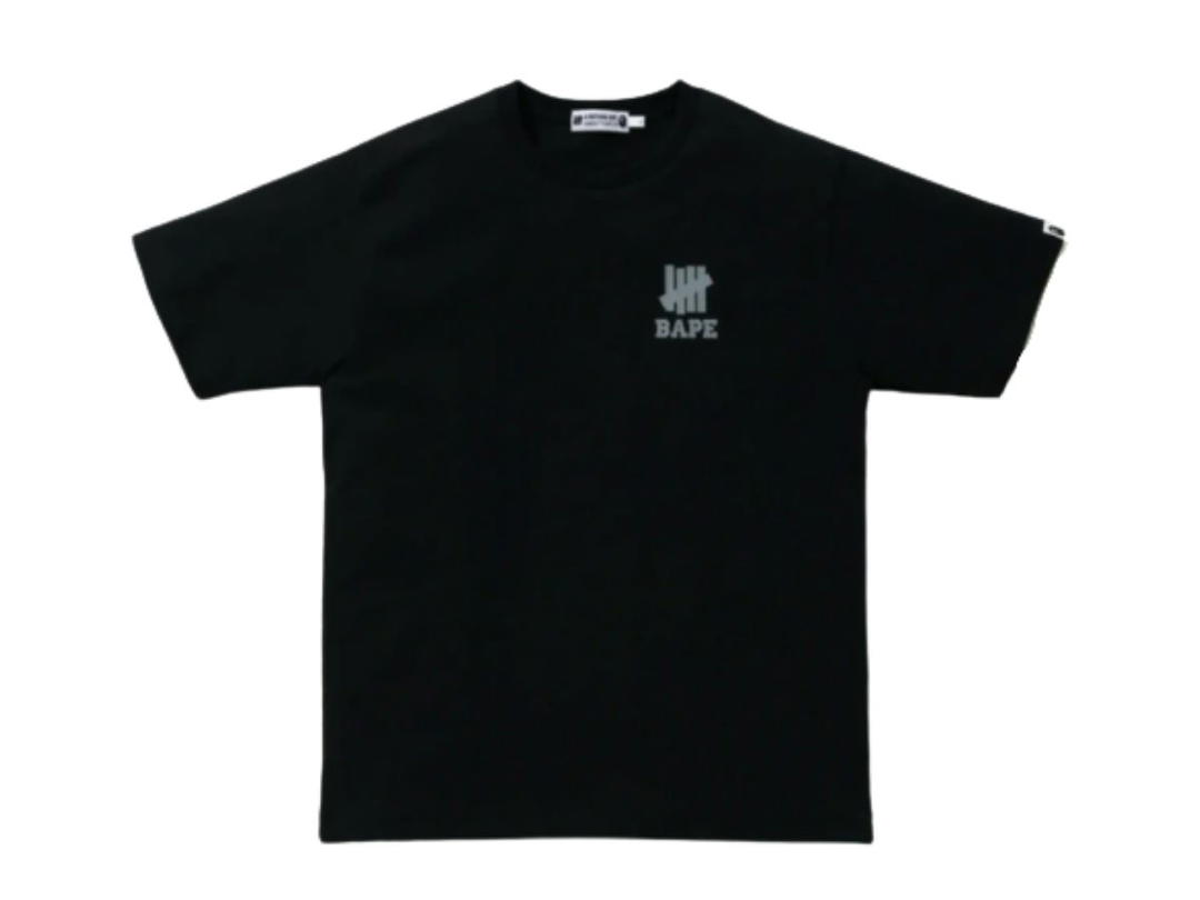 Bape BAPE x Undefeated Ape Head Tee Black