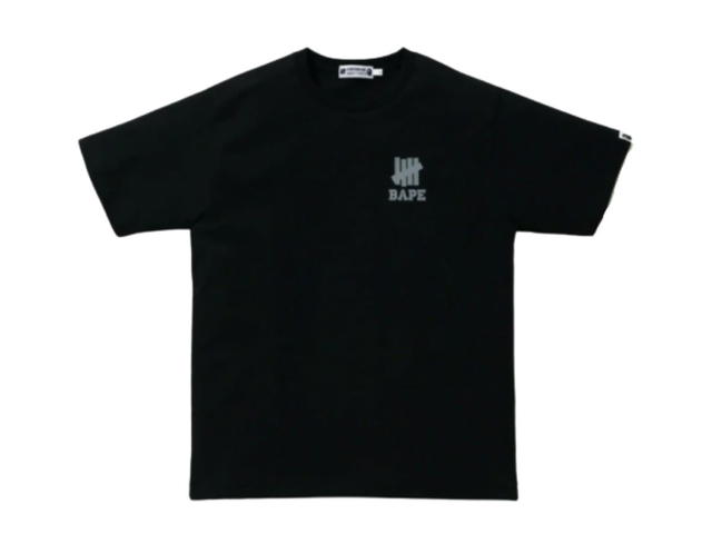 Bape BAPE x Undefeated Ape Head Tee Black - view 1