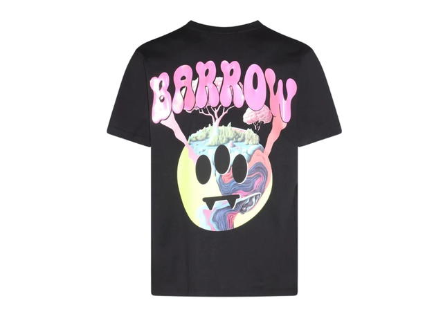 Barrow Barrow Cotton T-Shirt Black Multicolour - view 1